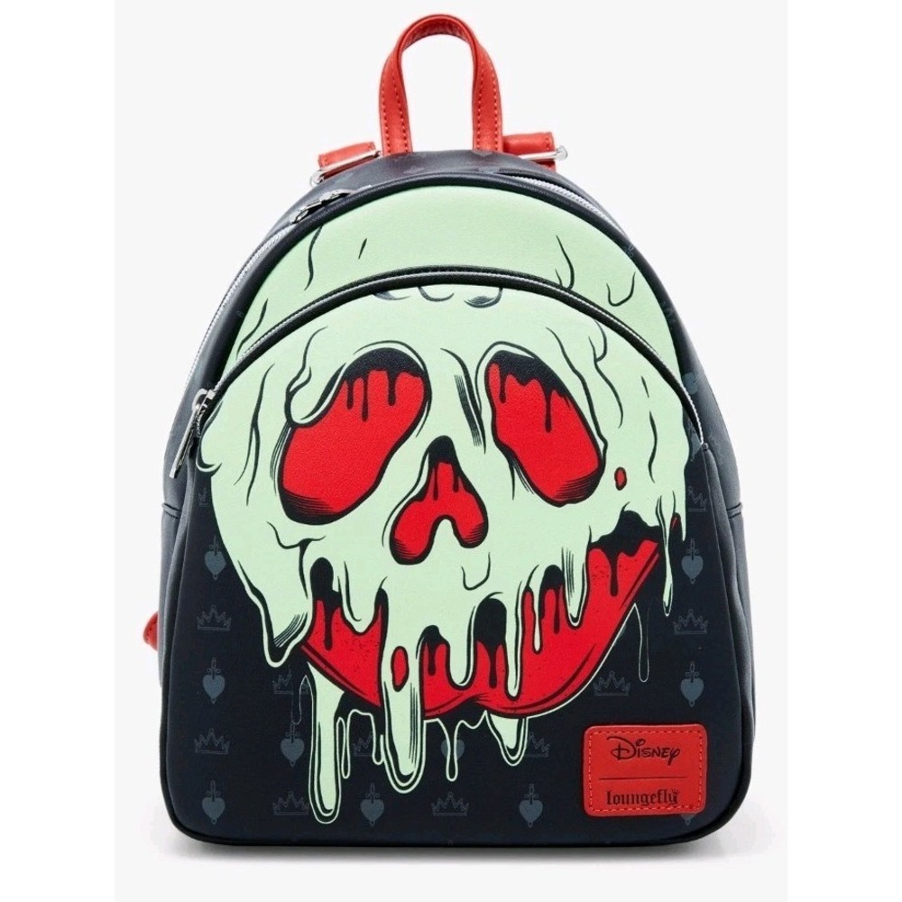 Loungefly Disney Snow White The Seven Dwarfs Poison Apple Glow-In-The-Dark Backp